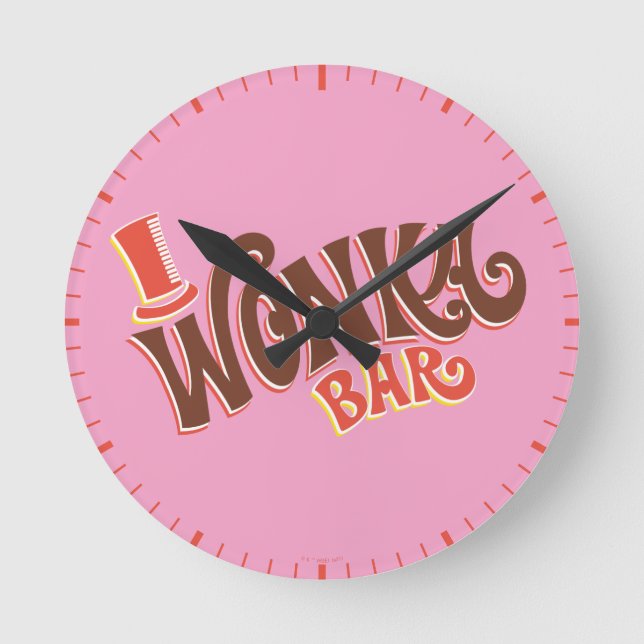 Horloge Ronde Logo de Wonka Bar (Recto)