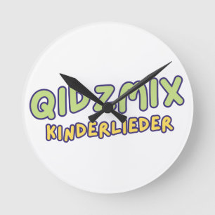 Horloge Ronde Logo QidzMix
