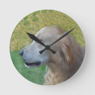Horloge Ronde L'ombre, l'avatar d'or