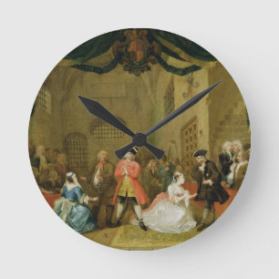 Horloge Ronde L'opéra du mendiant, scène III, Loi XI, 1729