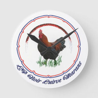 Horloge Ronde LP Black Copper Marans