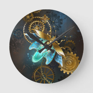 Horloge Ronde Luciole de vapeur