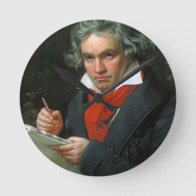 Horloge Ronde Ludwig Van Beethoven (Recto)