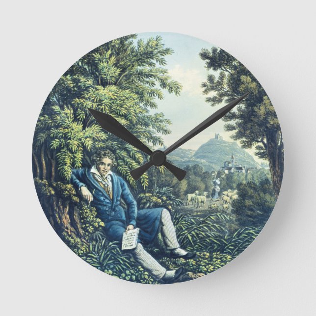 Horloge Ronde Ludwig van Beethoven by a River (Recto)