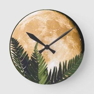 Horloge Ronde Lune tropicale