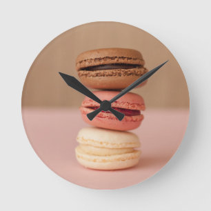 Horloge Ronde Macarons