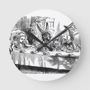 Horloge Ronde Mad Hatter