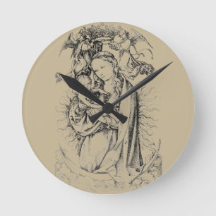 Horloge Ronde Madonna and child