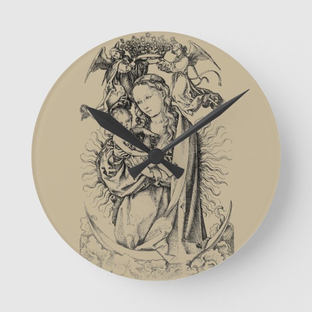 Horloge Ronde Madonna and child (Recto)