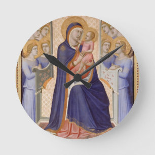 Horloge Ronde Madonna dans la gloire, c.1315 (tempera sur le