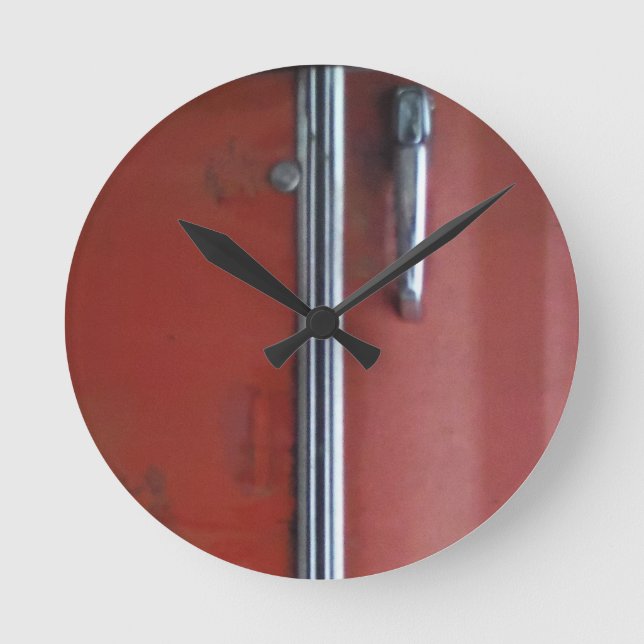 Horloge Ronde Maillot en argent rouge Chevy (Recto)