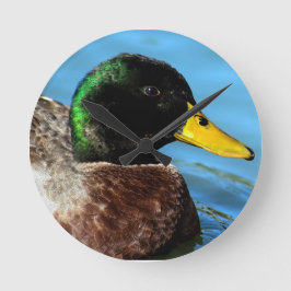 Horloge Ronde Mallard vers le haut