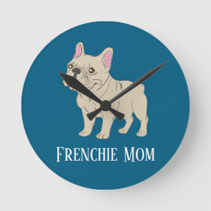 Horloge Ronde Maman Frenchie