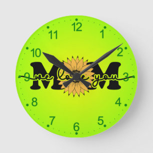 Horloge Ronde Maman I Love You Mother's Day-43250