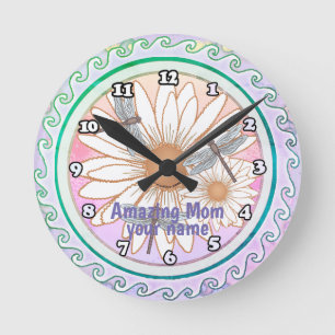 Horloge Ronde Maman incroyable