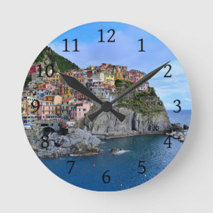 Horloge Ronde Manarola Cinq Terre Italie Europe Village côtier