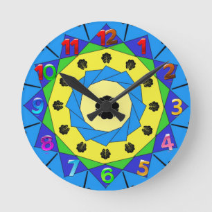 Horloge Ronde Mandala