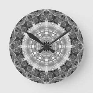 Horloge Ronde Mandala Wall Clock