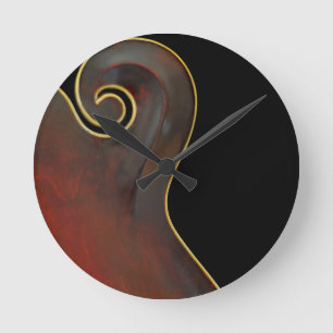 Horloge Ronde Mandoline vintage