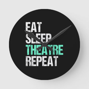 Horloge Ronde Manger Théâtre du sommeil Répéter