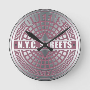 Horloge Ronde Manhole Covers Queens
