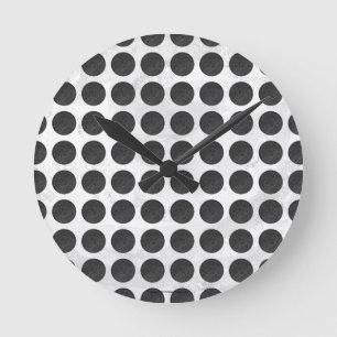 Horloge Ronde Marbre noir de couvertures de trou d'homme