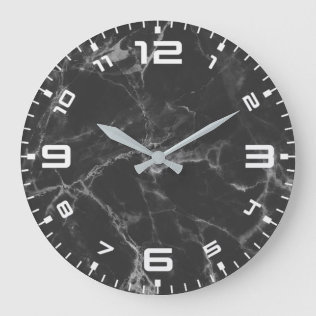 Horloge Ronde Marque noir Grande muraille (Recto)