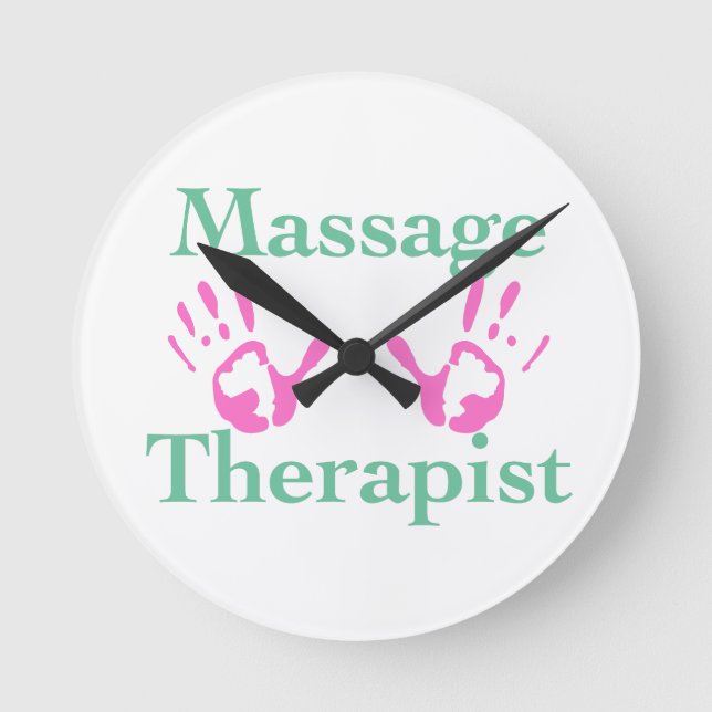 Horloge Ronde Massage room Clocks (Recto)