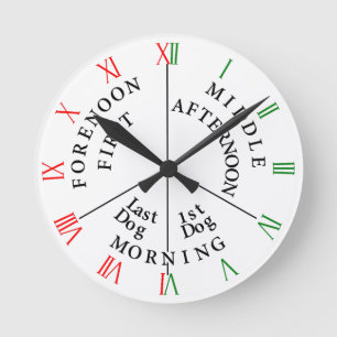 Horloge Ronde Mens de veille