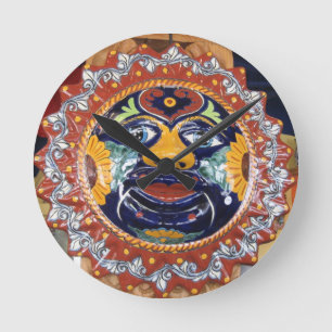Horloge Ronde Mexican Talavera