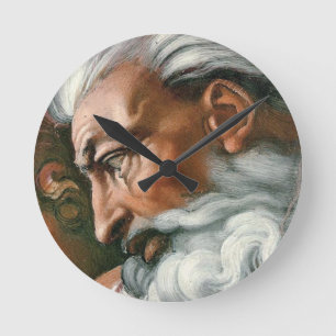 Horloge Ronde Michelangelo Création Adam Dieu Art