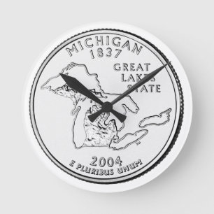 Horloge Ronde Michigan State Quarter
