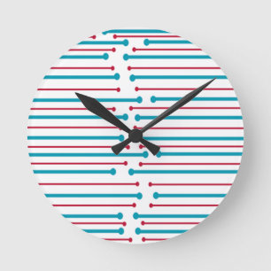 Horloge Ronde Midcentury modern
