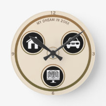 Minimalist Icon Personal Wall Clock
