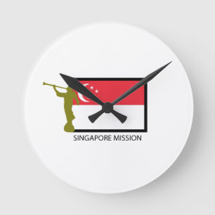 HORLOGE RONDE MISSION DE SINGAPOUR