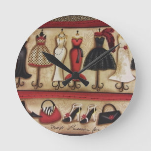 Horloge Ronde Mode de Haute