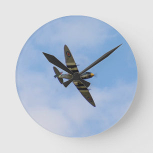 Horloge Ronde Modèle de Spitfire MK IX MK923