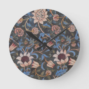 Horloge Ronde Modèle William Morris Evenlode : Vintage Moody