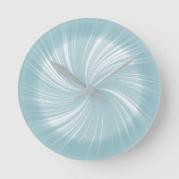 Moderne Motif Cyan Blue Radiant Twirl