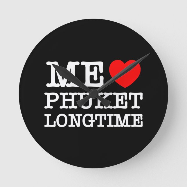 HORLOGE RONDE MOI LOVE PHUKET LONGTEMPS (Recto)