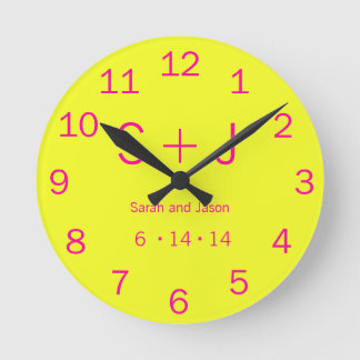 Horloge Ronde Mongram moderne