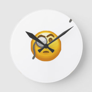 Horloge Ronde monocle émoji