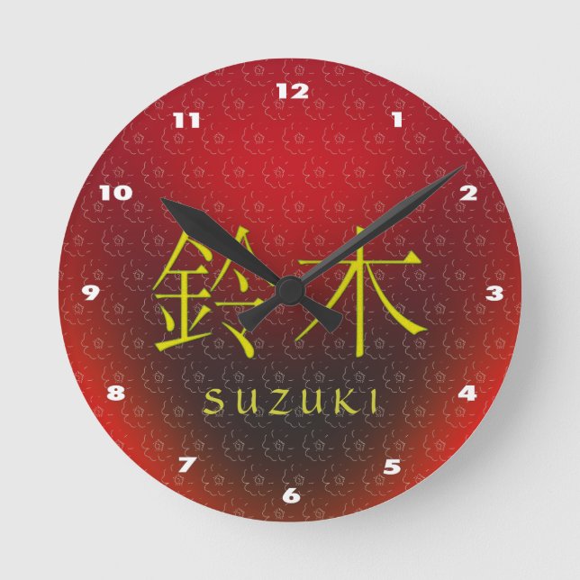 Horloge Ronde Monogram de Suzuki (Recto)
