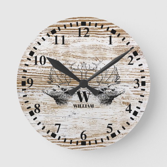 Horloge Ronde Monograme de Woodland (Recto)
