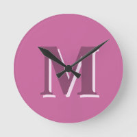 monogramme rose vif,