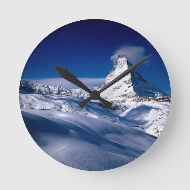 Horloge Ronde Mont Matterhorn Valais Suisse (Recto)