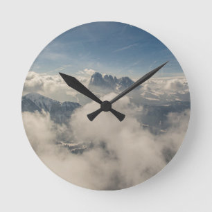 Horloge Ronde montagne aérienne