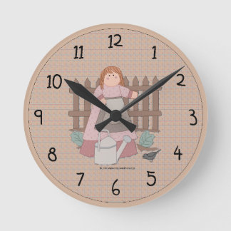 Horloge Ronde Montre du jardin de campagne