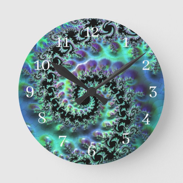 Horloge Ronde Montre ronde de découverte Mandelbrot (Recto)