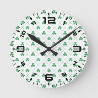 Motif de feuilles de trèfle Saint-Patrick-53224